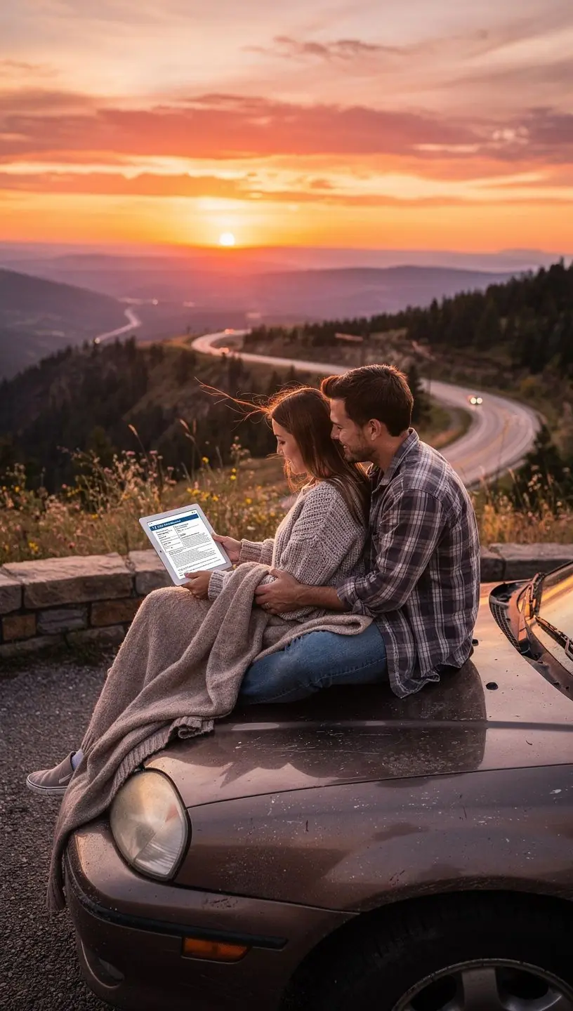 Служба экстренной помощи помогает водителю в случае аварии на дороге.